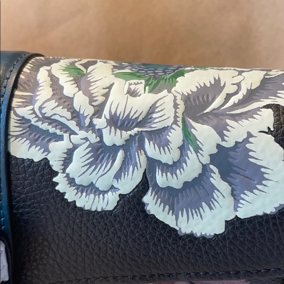 Coach Georgie Kaffe Fassett Leather Shoulder Bag💝 - Picture 6 of 16